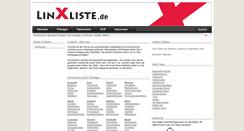 Desktop Screenshot of linxliste.de